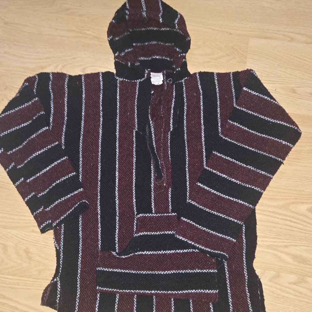 Striped Black and Red Men's Sweater